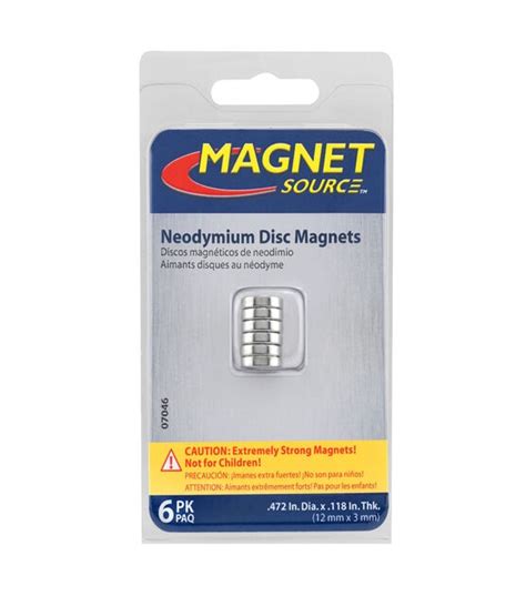 joann fabric rare earth metals|Magnet Source 6ct Neodymium Disc Magnets .